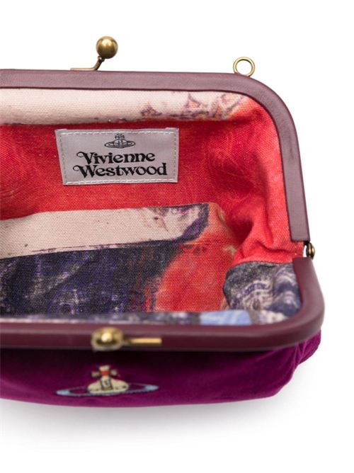 Velvet clutch bag VIVIENNE WESTWOOD | 4B01000IWW00ZLJ408